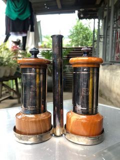 French Christofle Pepper mills Set of 2