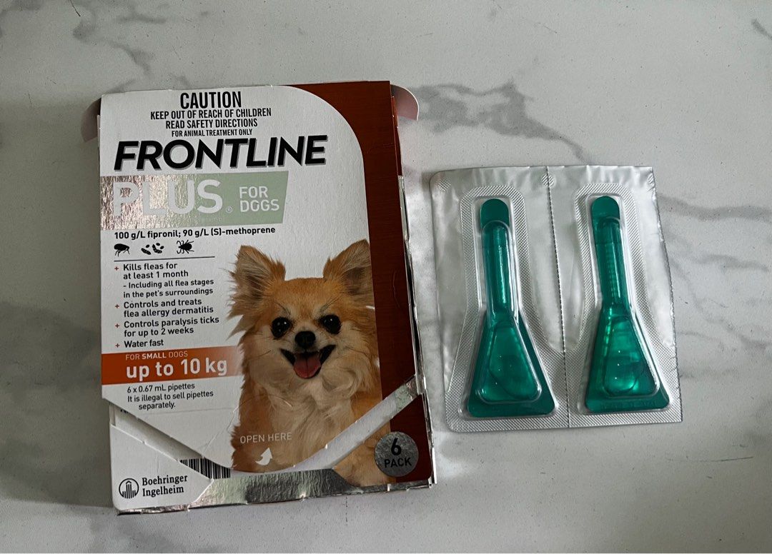 FRONTLINE PLUS for dogs small dogs up to 10kg Pet Supplies