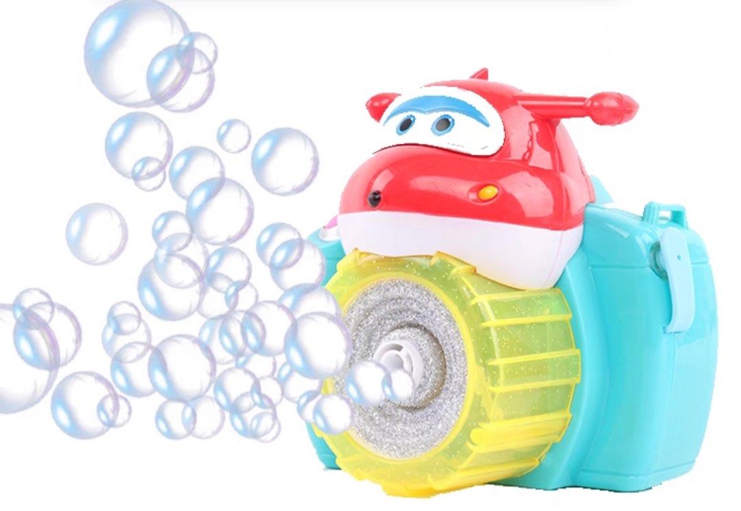 Fun Bubble Blowing Auto Machine Robocar Poli Cartoon Character Bubbles ...