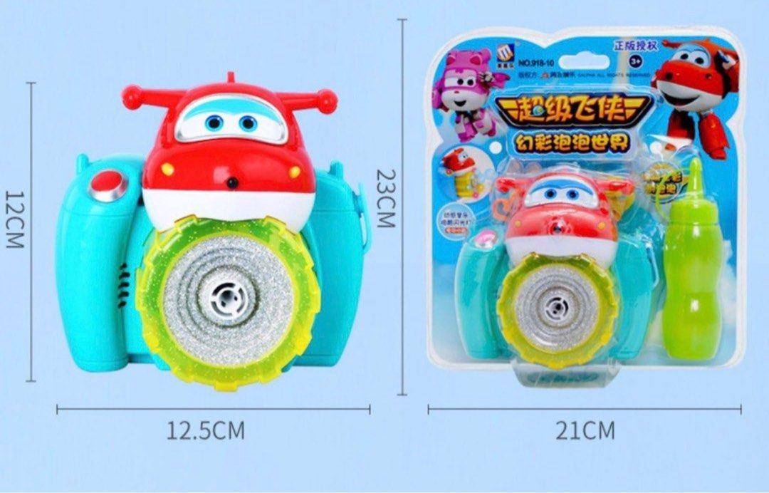Fun Bubble Blowing Auto Machine Robocar Poli Cartoon Character Bubbles ...