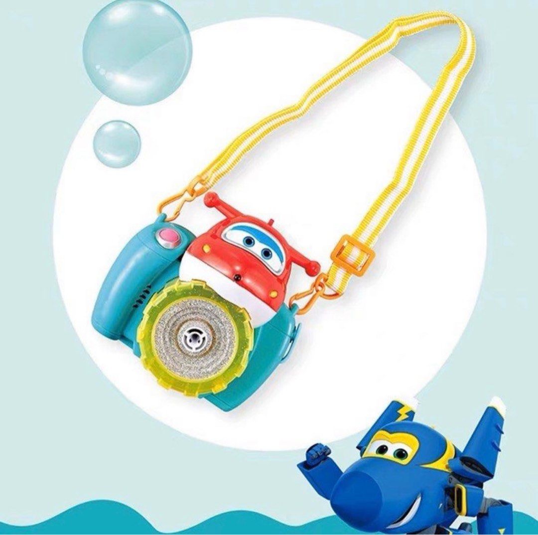 Fun Bubble Blowing Auto Machine Robocar Poli Cartoon Character Bubbles ...
