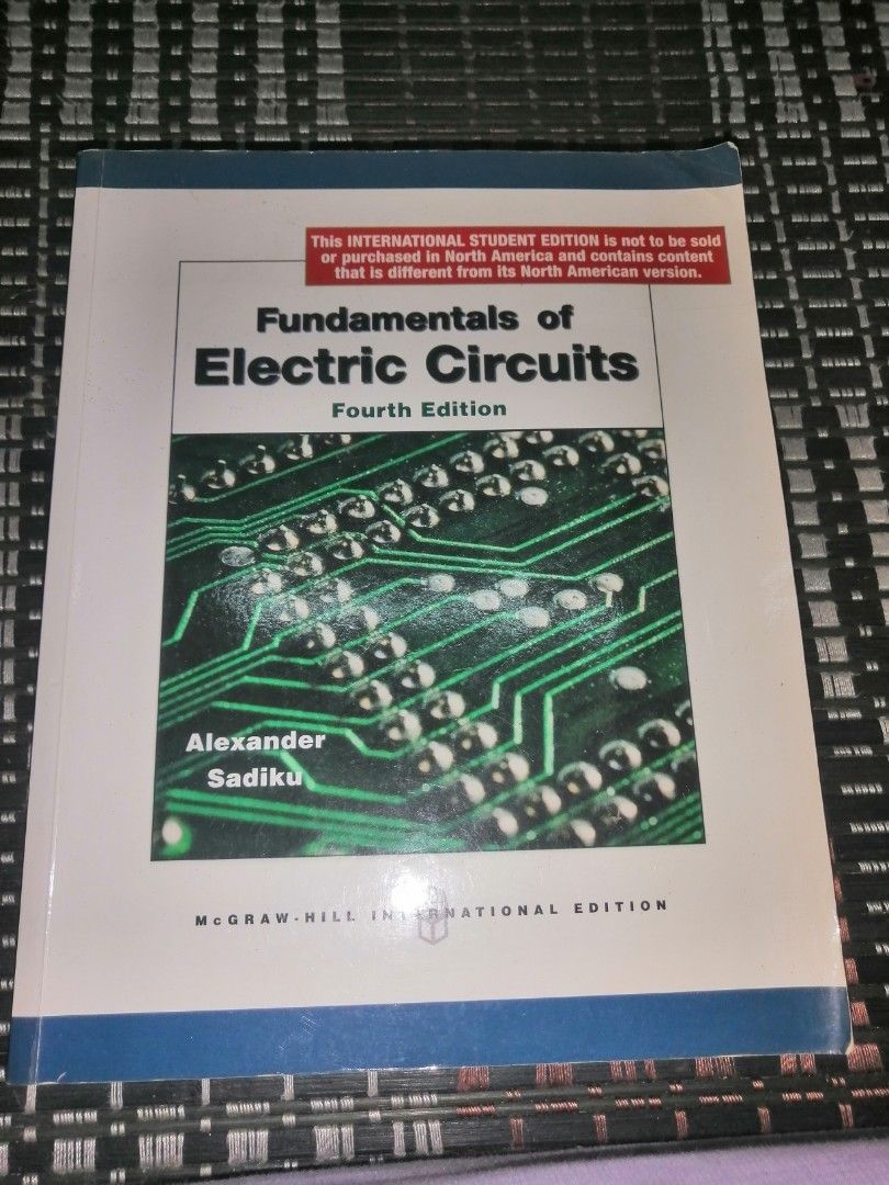 Fundamental of Electric Circuits 4th Edition by Alexander Sadiku