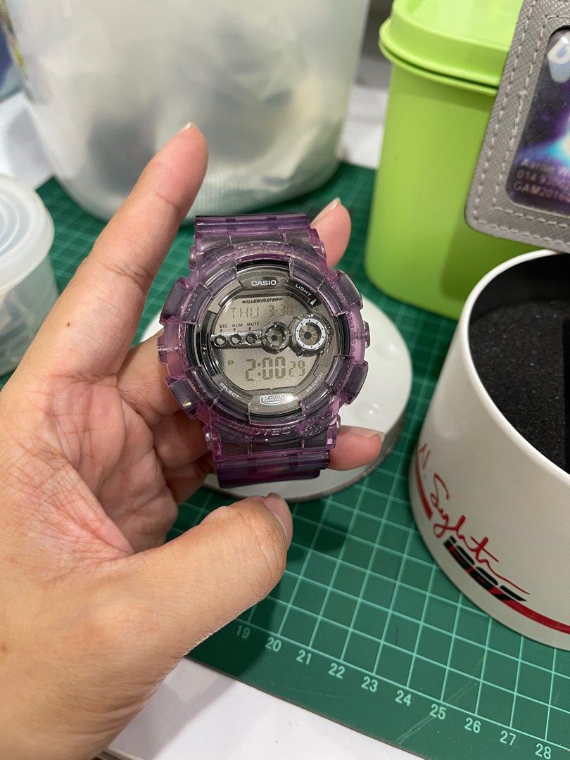 G shock 2025 gd 100 purple
