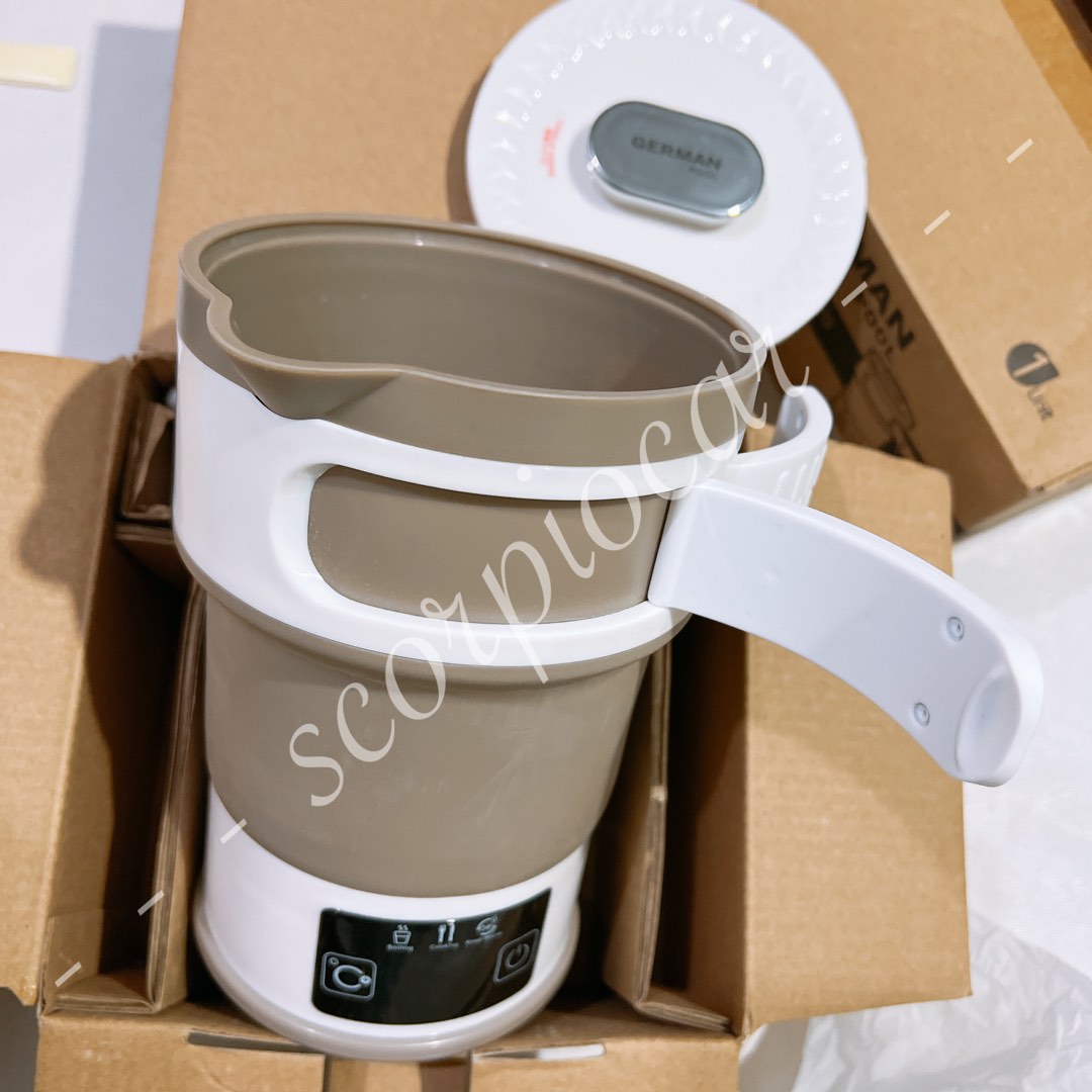 German 德國寶 Foldable travel kettle 摺疊式旅行電熱水壺, 家庭電器, 廚房電器, 水壺 Carousell