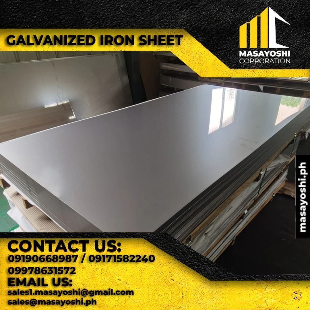 Gi Sheets 0.7mm x 4 x 8 Steel Galvanized Iron Sheets Sheets