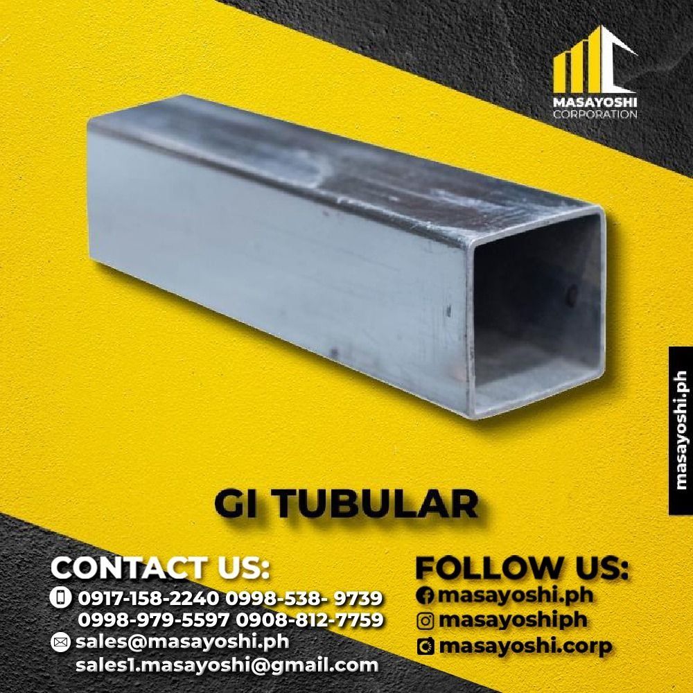 Gi Tubular Galvanized Iron Tubular Tubular Metals Square Steel