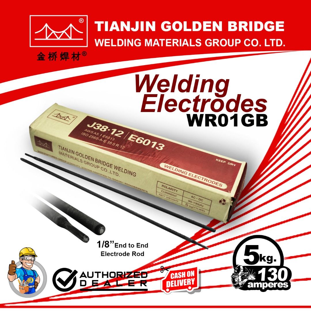 GOLDEN BRIDGE 1/8 Size 1.25Kg Box Welding Rods / Welding Electrode