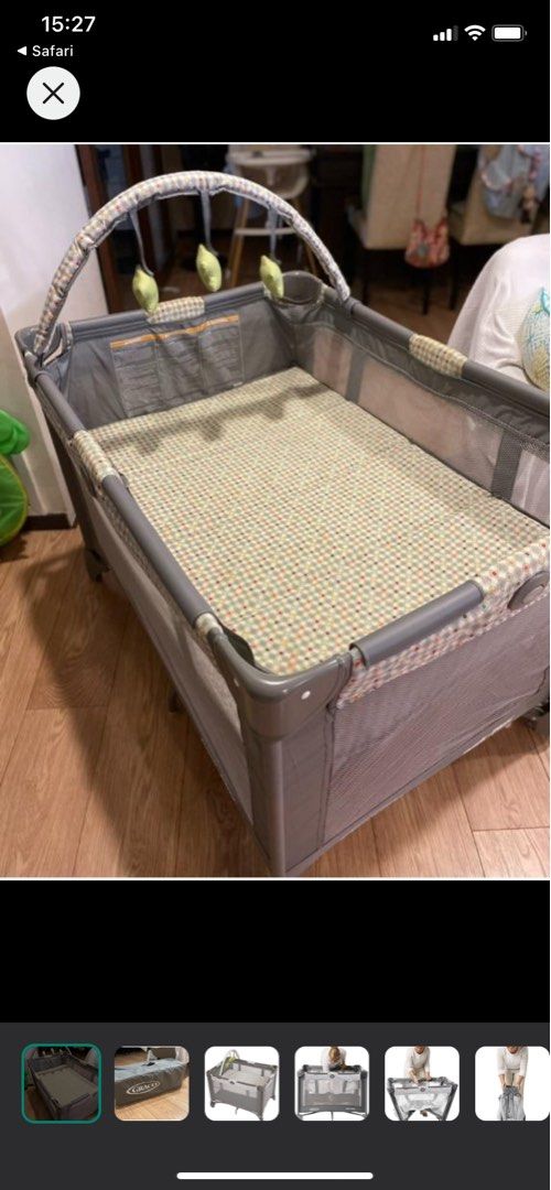 Graco Pack N Play Mattress mattress protector and 4 crib sheets