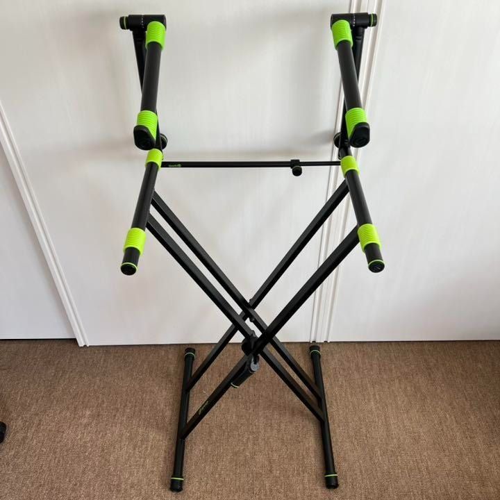 Gravity & Adam Hall Keyboard Stands, Keyboard stand bag + Footstool