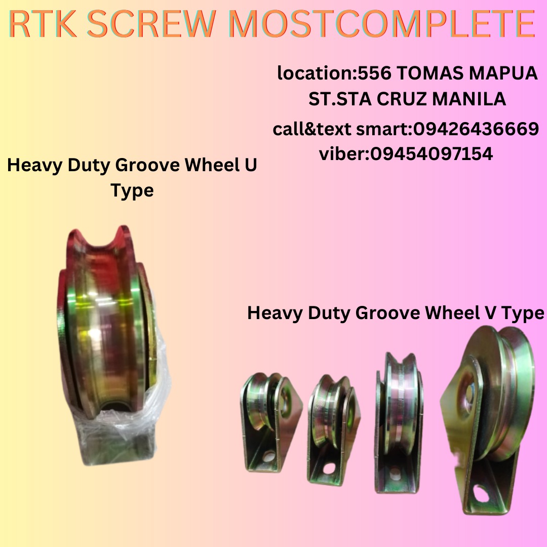 Groove Wheel V Type*Groove Wheel U Type, Commercial & Industrial