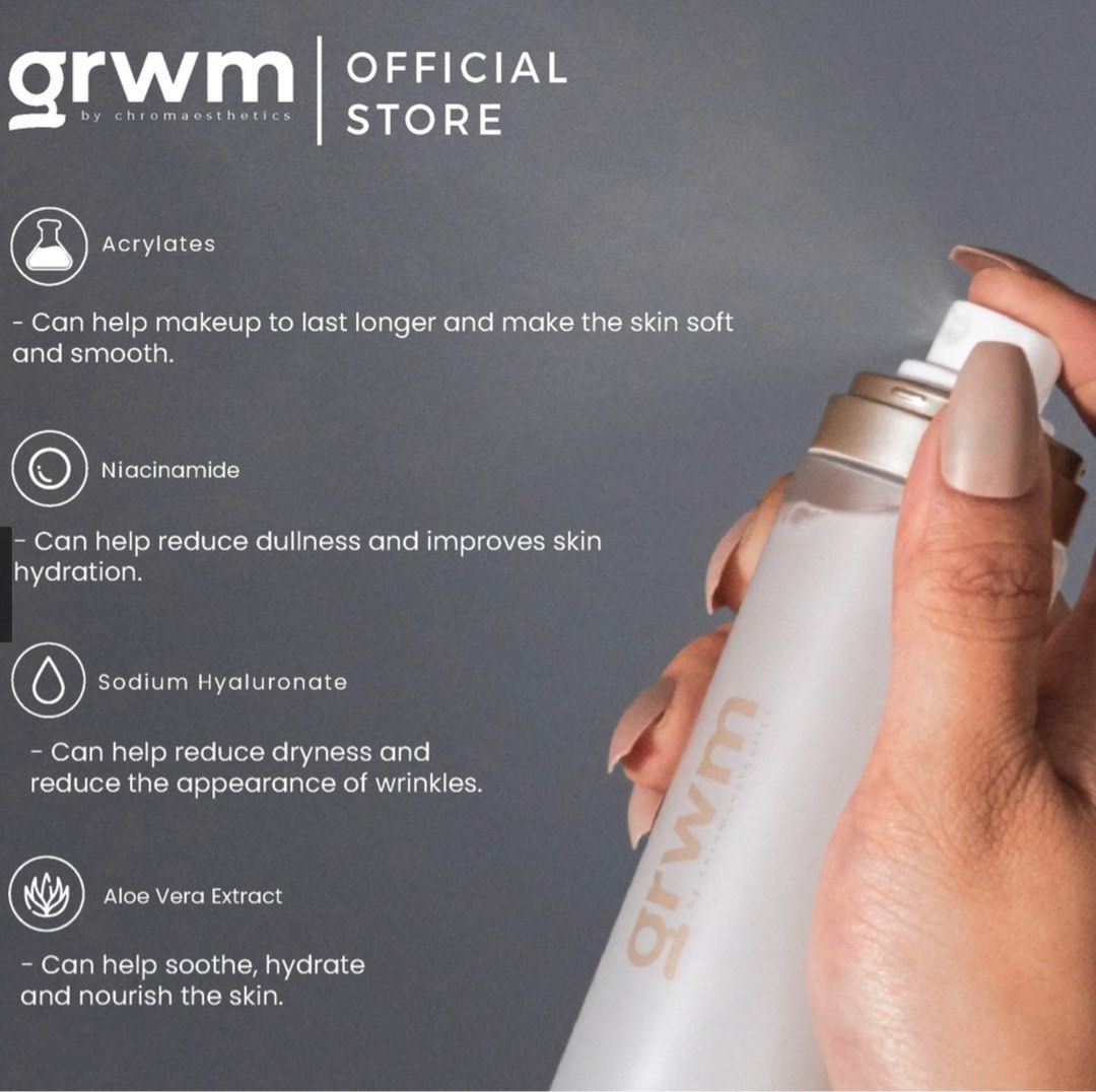 GRWM Cosmetics LifeProof Fixing Spray Matte (100ml) on Carousell