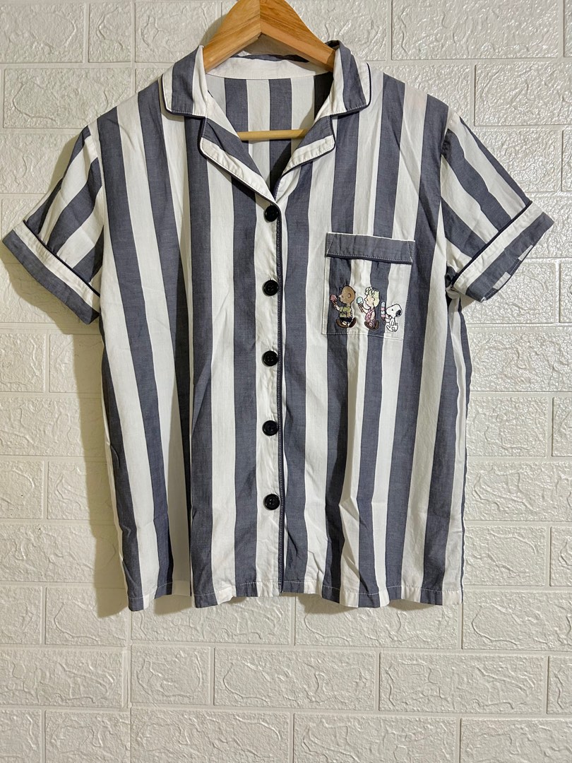 GU by UNIQLO Peanuts Pajama Top on Carousell