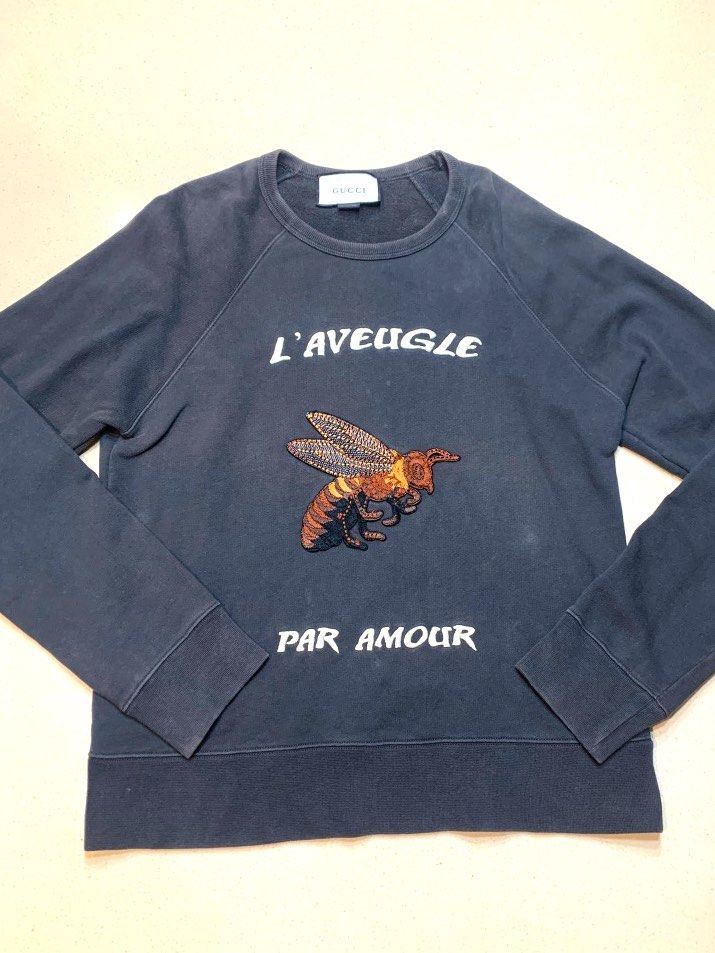Gucci sweatshirt bee discount