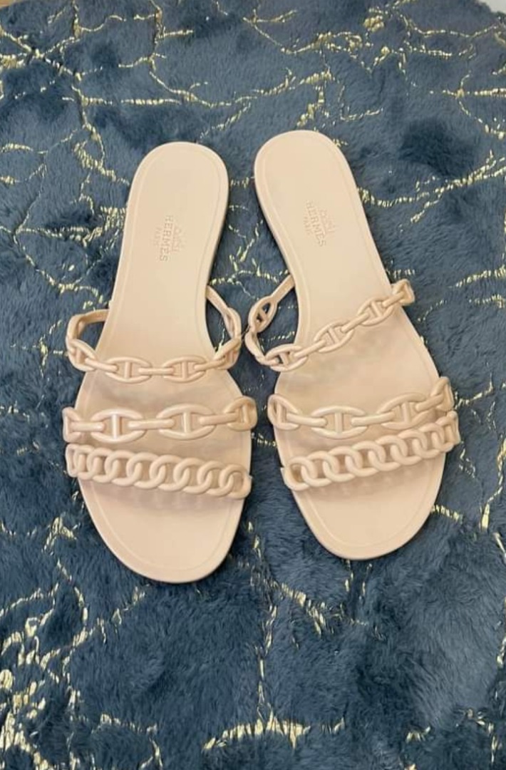 💋Hermes Rivage Jelly Sandals Size on Carousell
