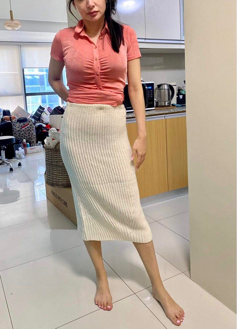 H&m knit sale pencil skirt