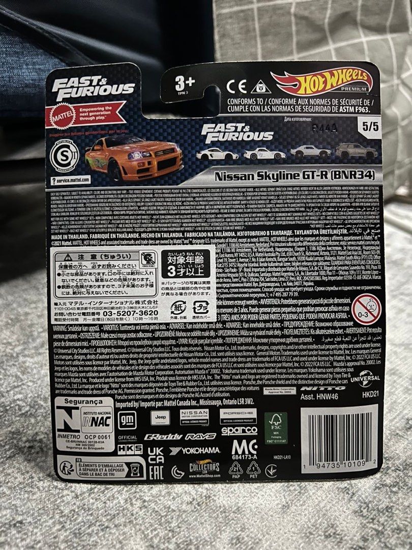 Hotwheels Cc R34 fnf, Hobbies & Toys, Toys & Games on Carousell