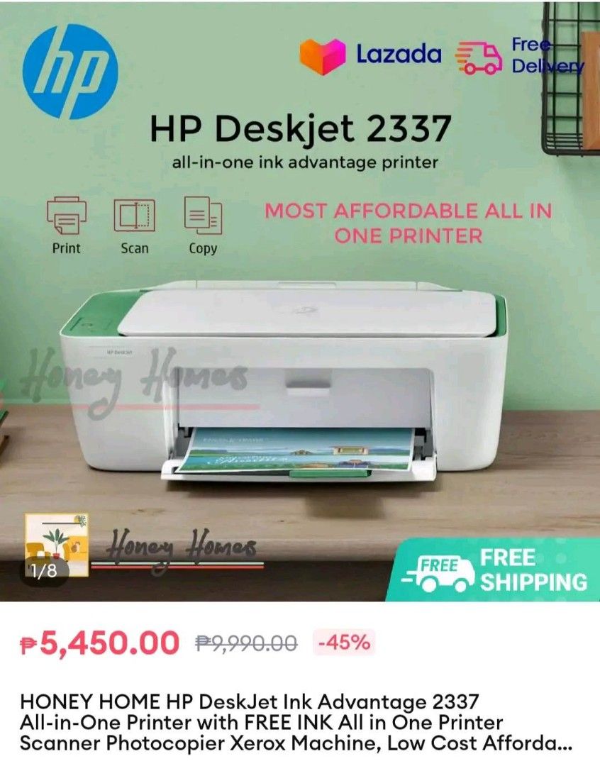 HP Deskjet all in one printer, Computers & Tech, Printers, Scanners