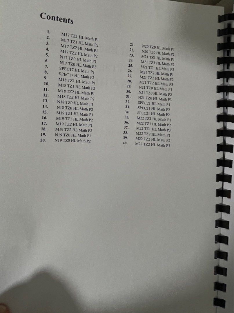 IB Math AA HL Past Year Papers Hobbies Toys Books Magazines ib-math-aa-hl-past-year-papers-hobbies-toys-books-magazines