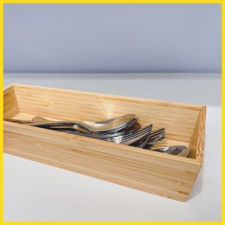 Ikea 收納盒 竹製餐具盒