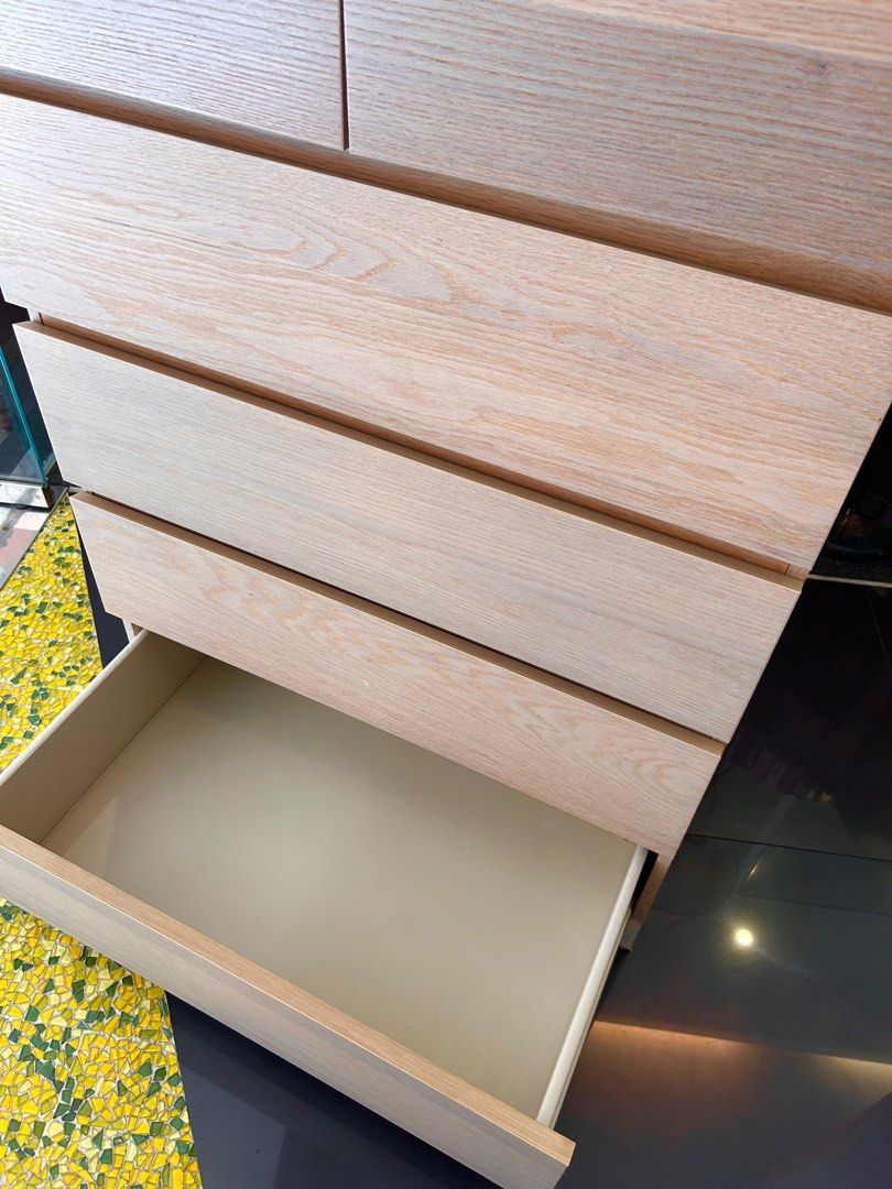 Ikea MALM drawer (6drawers), Furniture & Home Living, Furniture