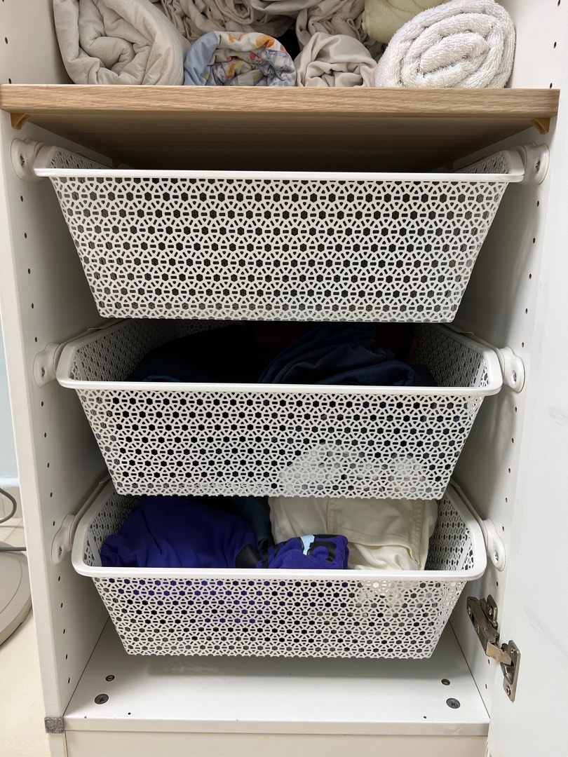 IKEA metal mesh basket drawer, Furniture & Home Living, Furniture