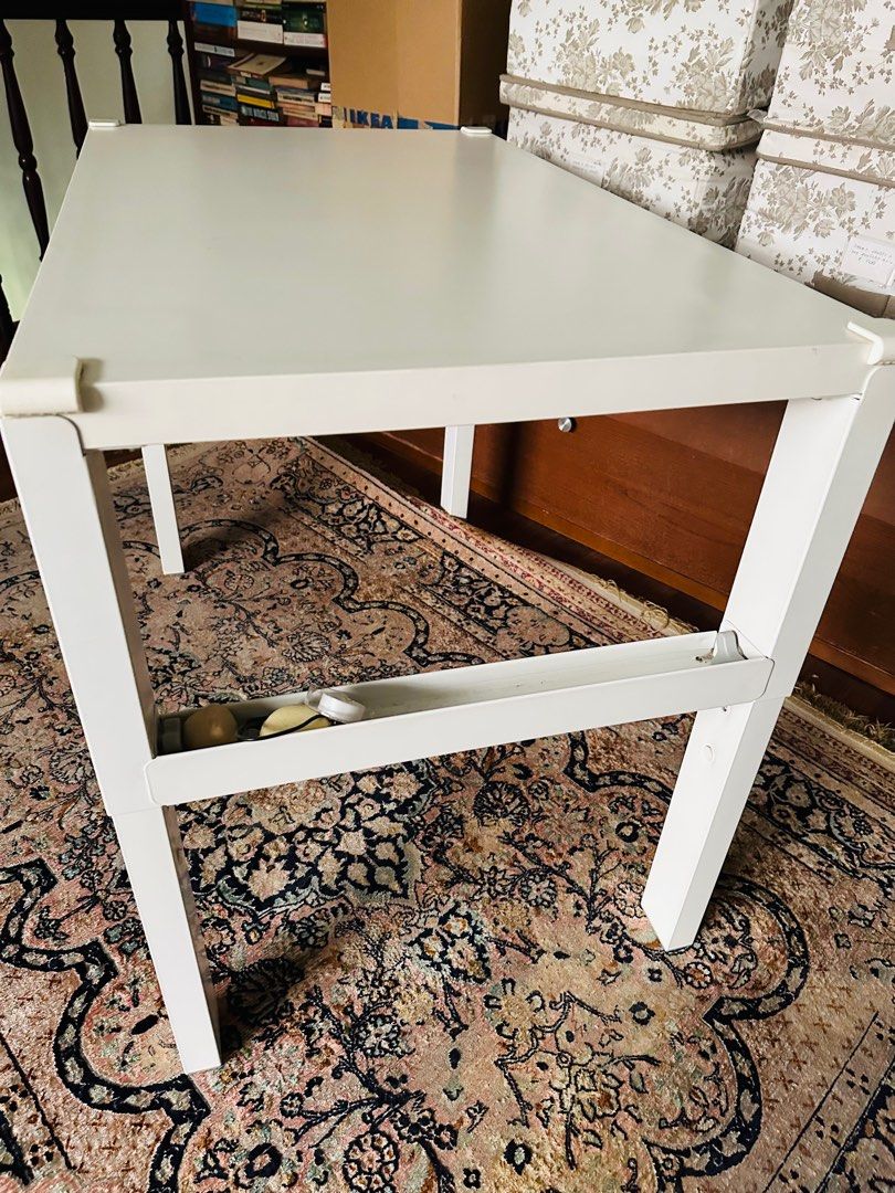 IKEA PAHL Desk, all white, Furniture & Home Living, Furniture, Tables