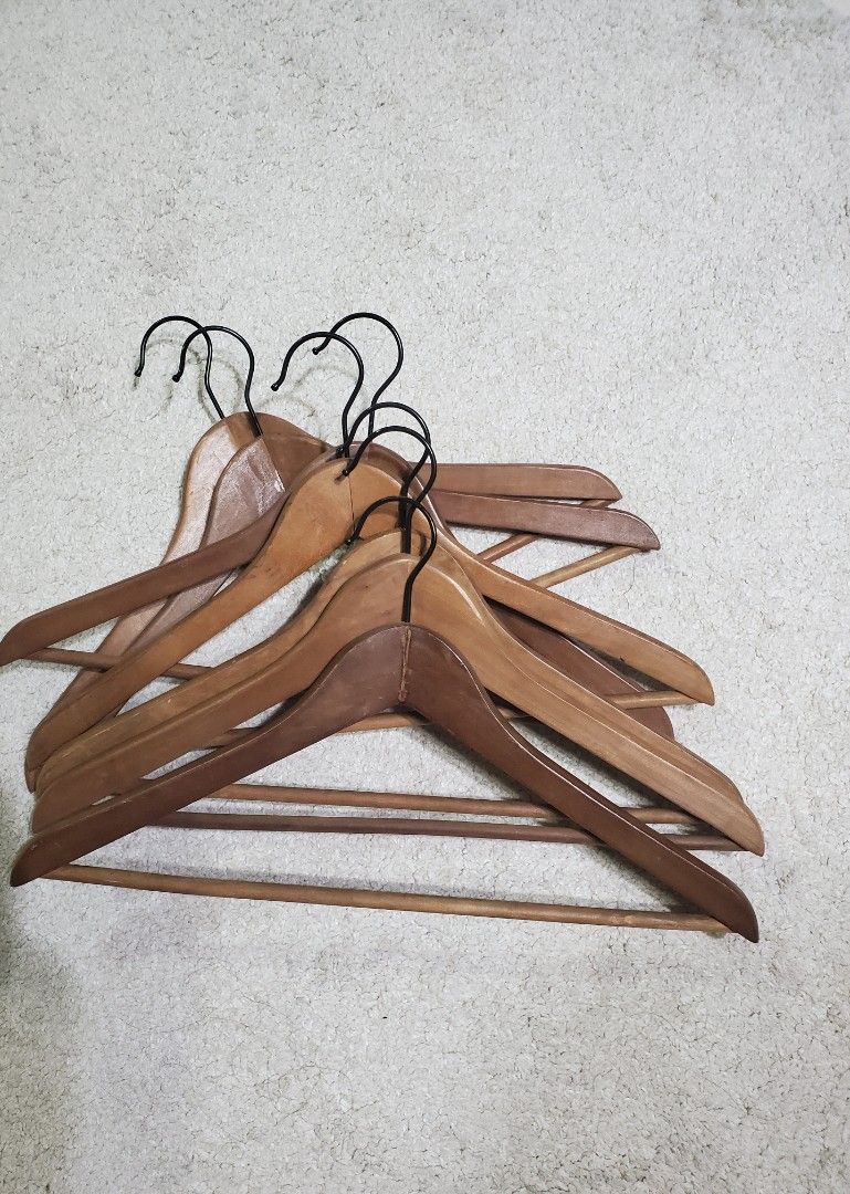 IKEA Wooden Hangers, Furniture & Home Living, Home Improvement