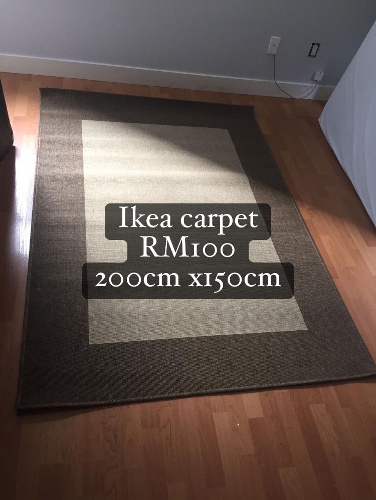 Ikea woven rug, Furniture & Home Living, Home Decor, Carpets, Mats & Flooring on Carousell