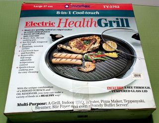 Imarflex 8-in-1 Cool-touch Electric Health Grill Large 37cm - TY-3762 Model