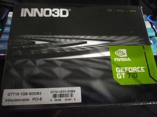 INNO3D GEFORCE GT 710 1GB DDR3 NVIDIA GPU