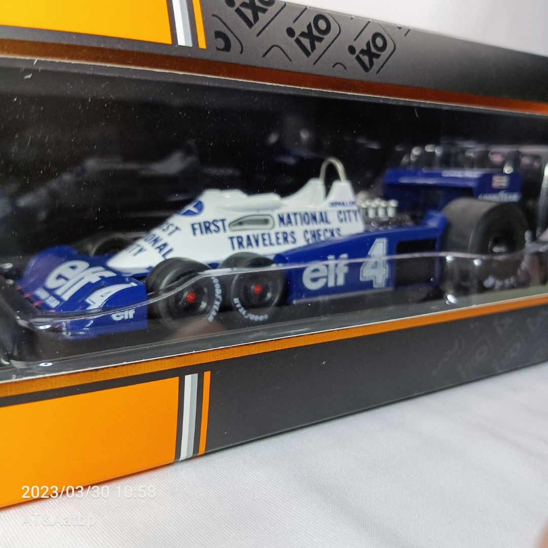IXO Tyrrell P34 Fncb Six Wheels #4 Patrick Depailler Belgium
