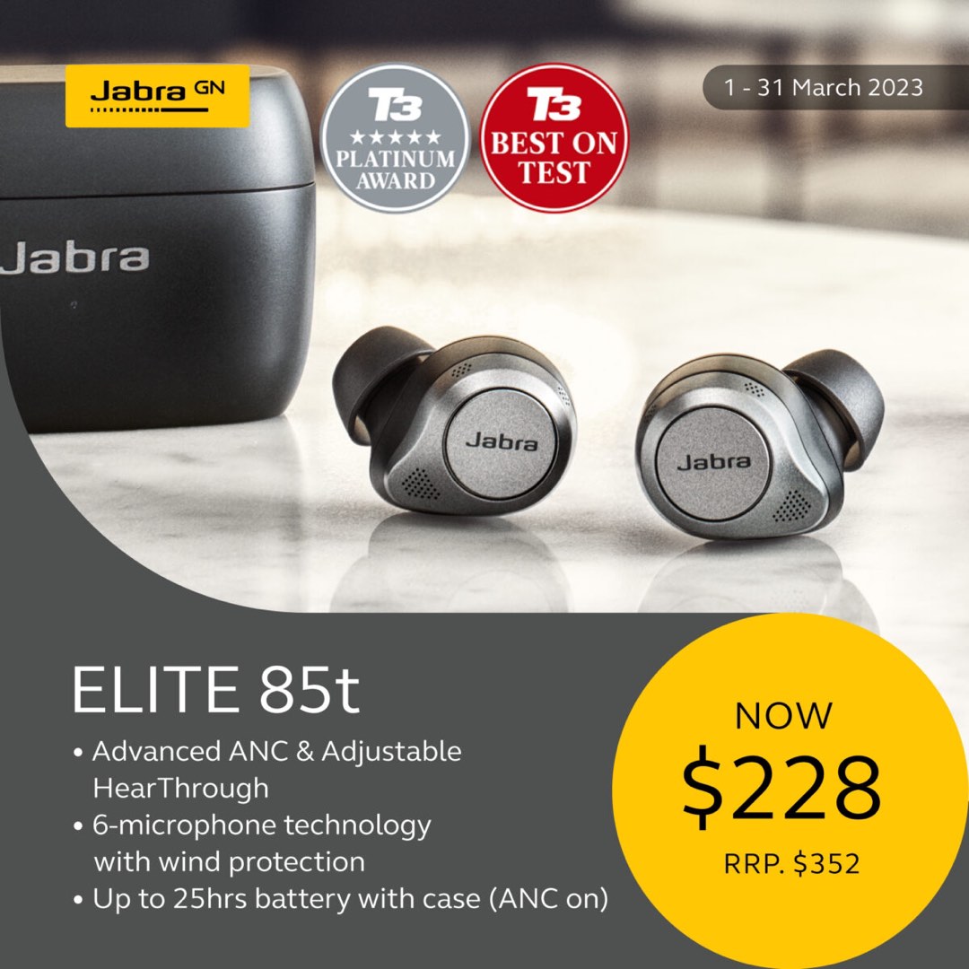 Jabra Elite 85t Earbuds SEALED NO WARRANTY MAYBE FAULTY UNCHECKED