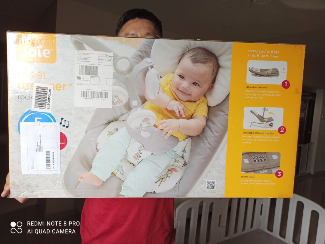 Joie baby rocker and sale bouncer