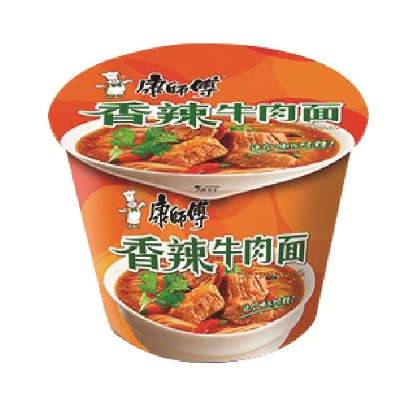 Kang Shi Fu spicy beef noodle instant noodles chibese beef noodle soup ...