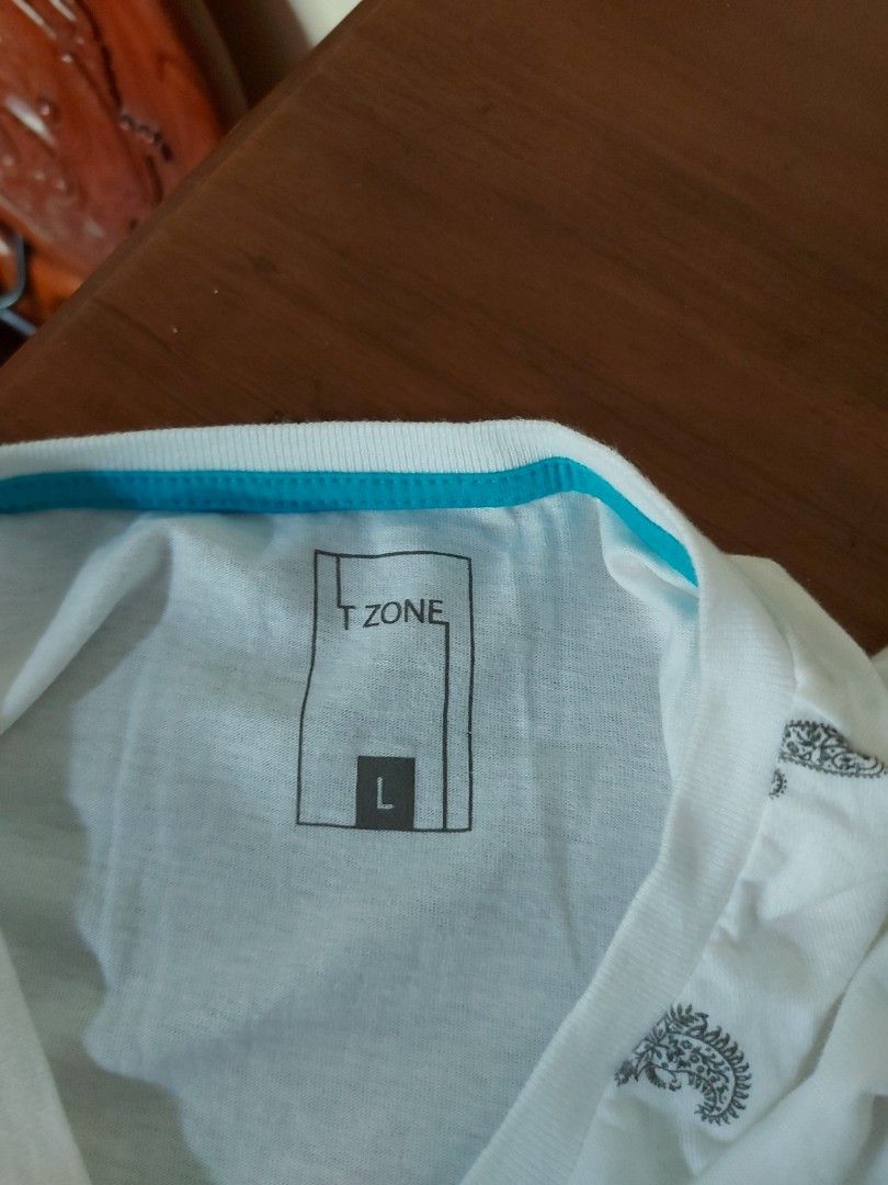 Kaos T Zone Tzone Putih sale bisa barter