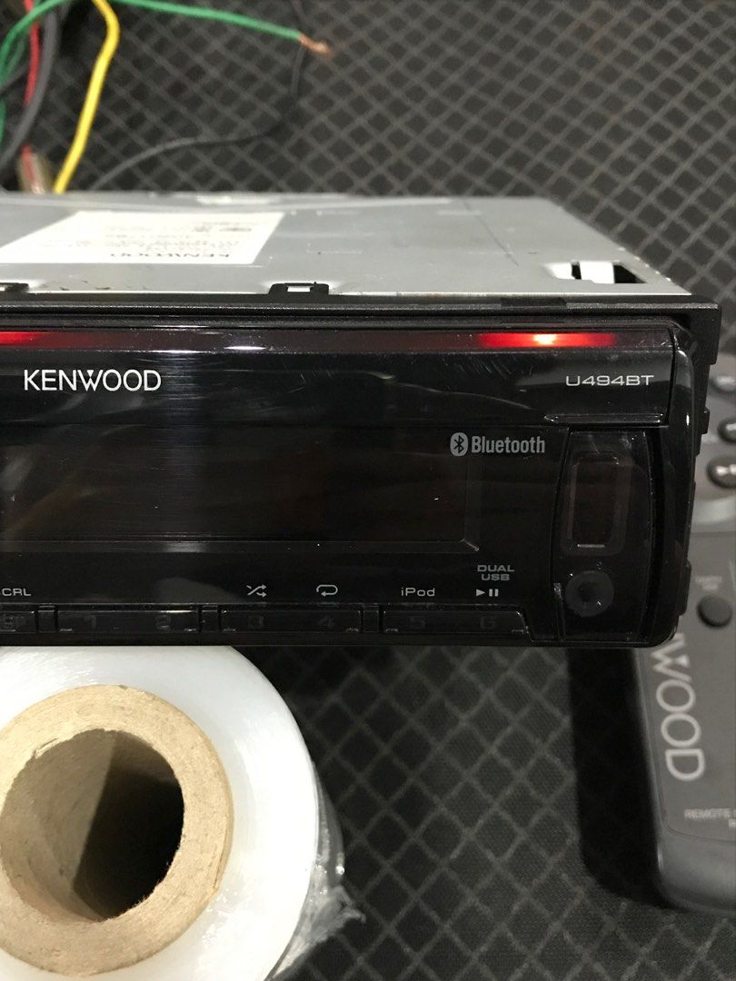 Kenwood U494BT Single Din Player, Audio, Other Audio Equipment on Carousell