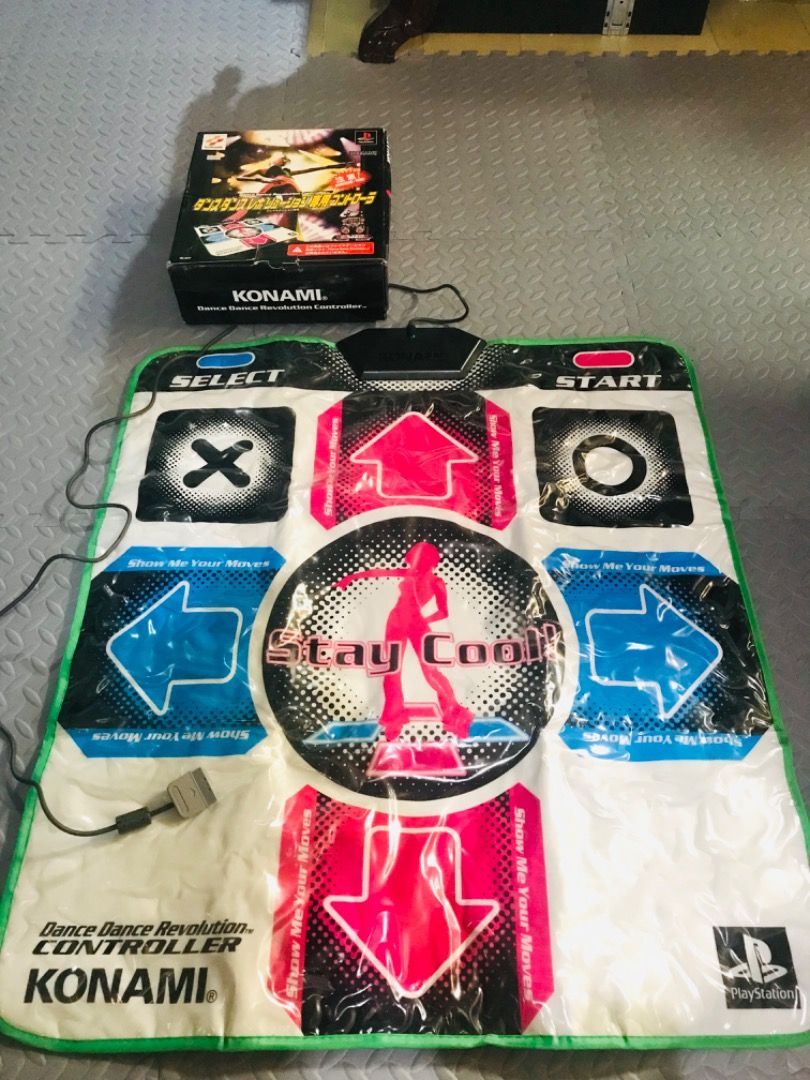 Konami 199899 Dance revolution pad on Carousell