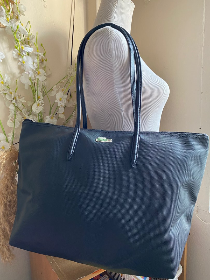 Lacoste tote bag size on sale