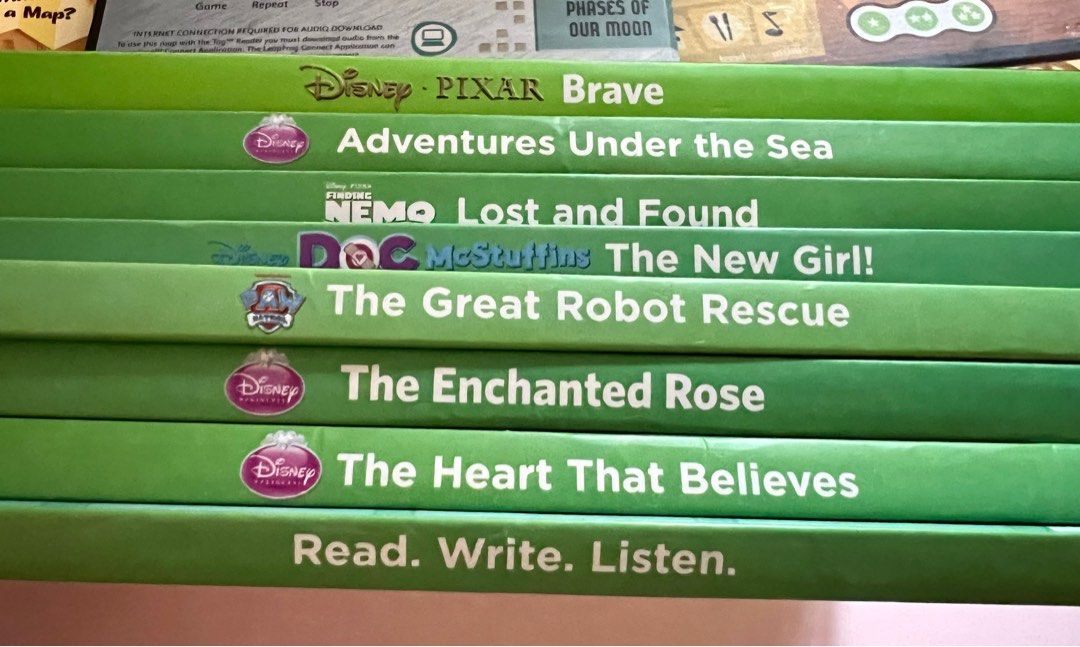 Leapfrog Reader Set Pen, Books and Map, Hobbies & Toys, Books