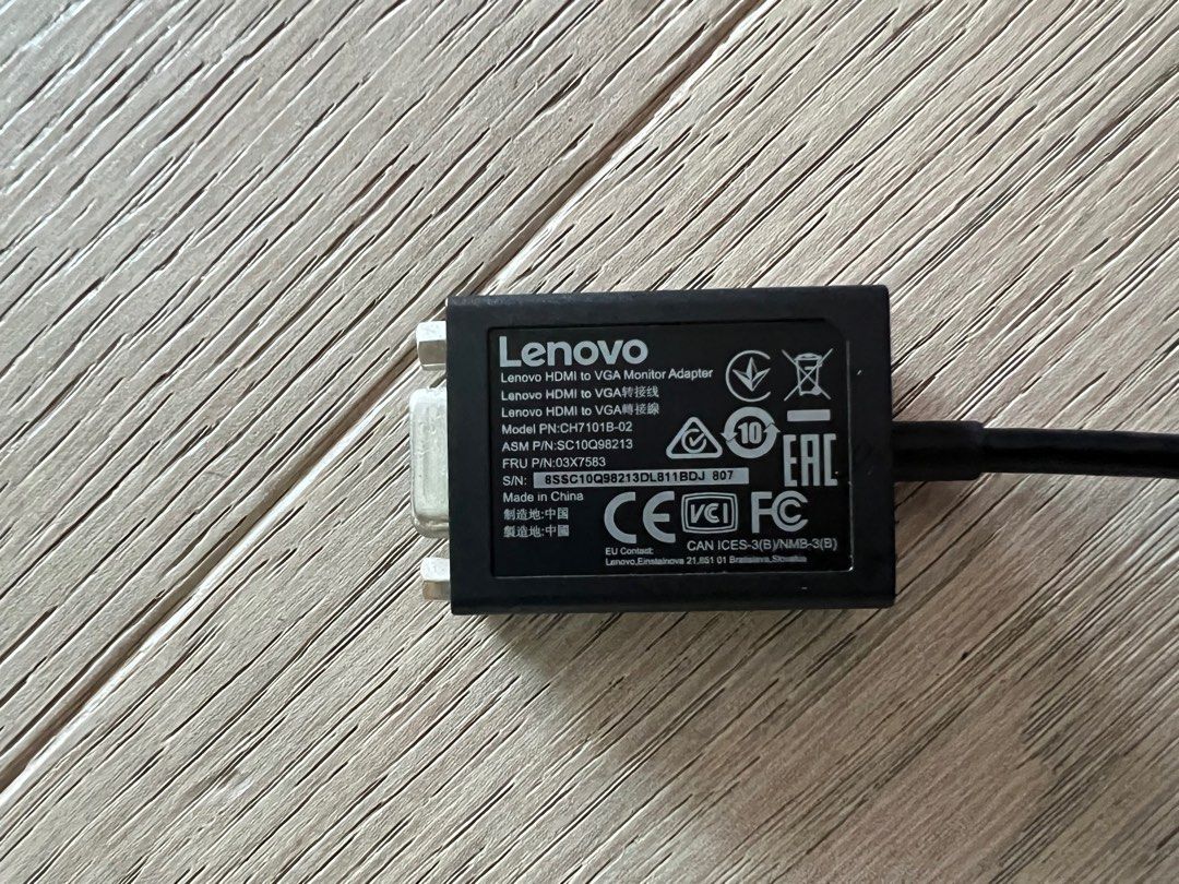Lenovo HDMI to VGA adaptor, Computers & Tech, Parts & Accessories