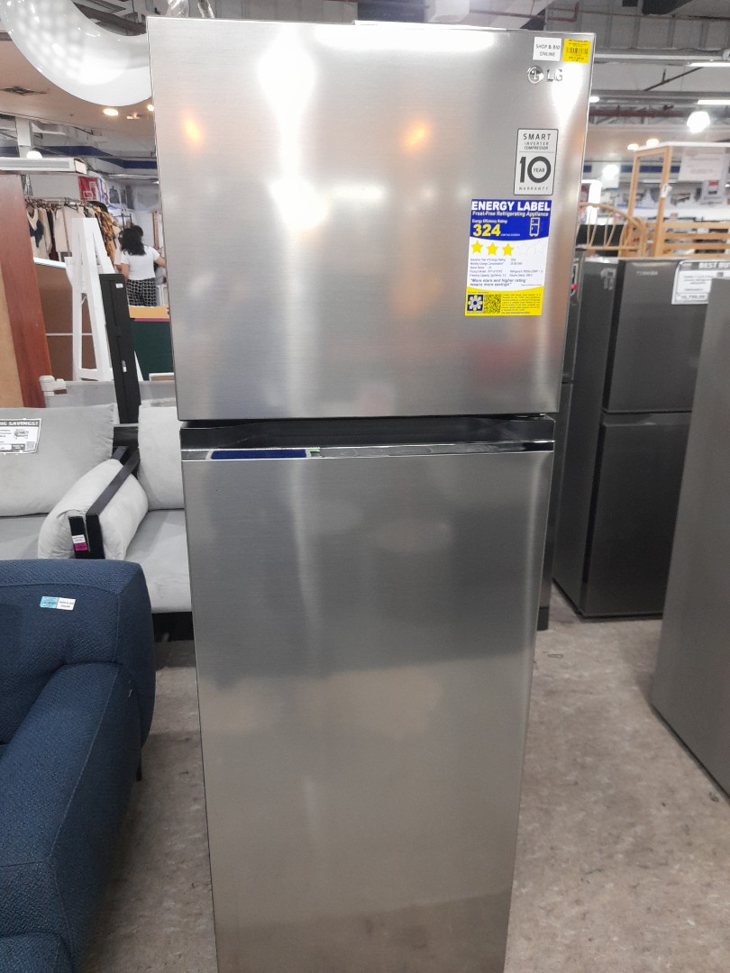 Lg 10.1 cuft 2door refrigerator smart inverter, TV & Home Appliances