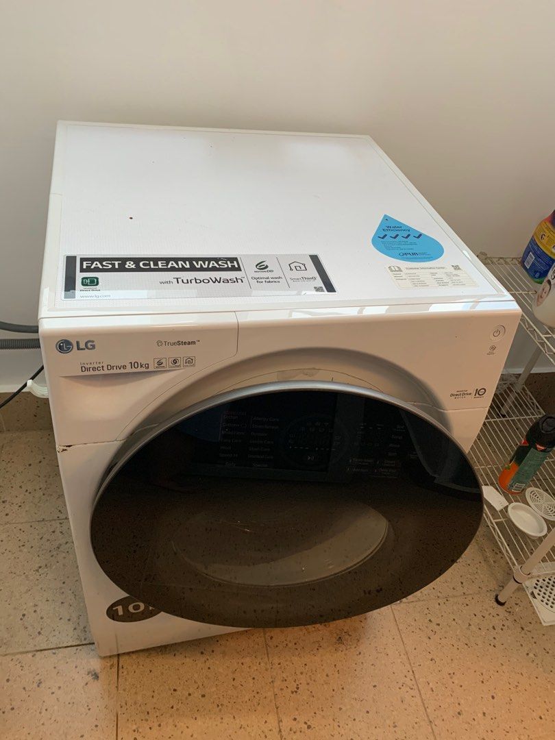 LG Washing Machine direct drive 10kg, TV & Home Appliances, Washing