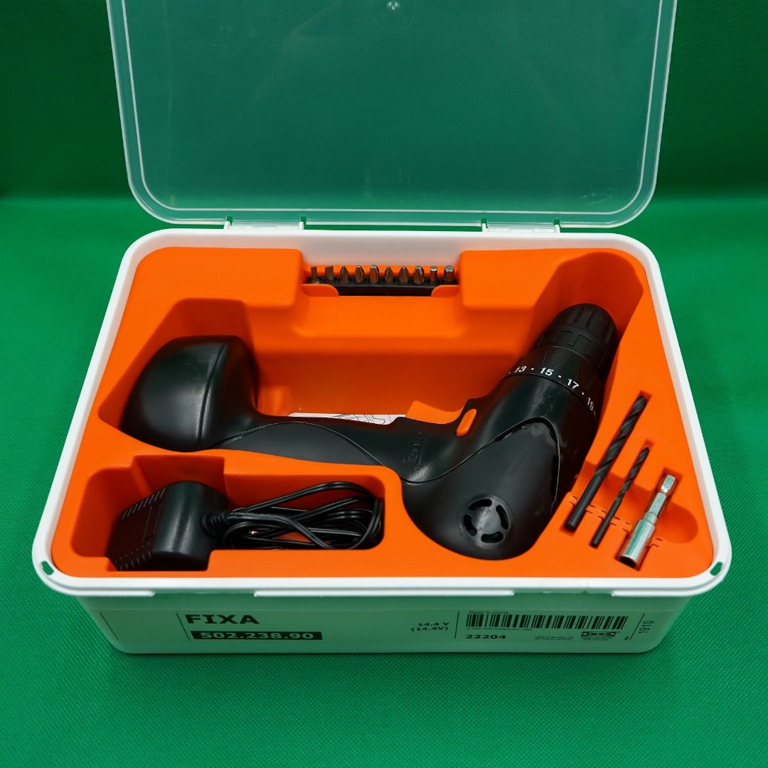 Lightly Used IKEA Fixa Screwdriver / Drill (Liion 14.4 V) (Battery
