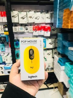 Logitech POP MOUSE Bluetooth Multi-Device Blast Yellow