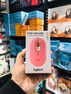 Logitech POP MOUSE Bluetooth Multi-Device Heartbreaker Rose