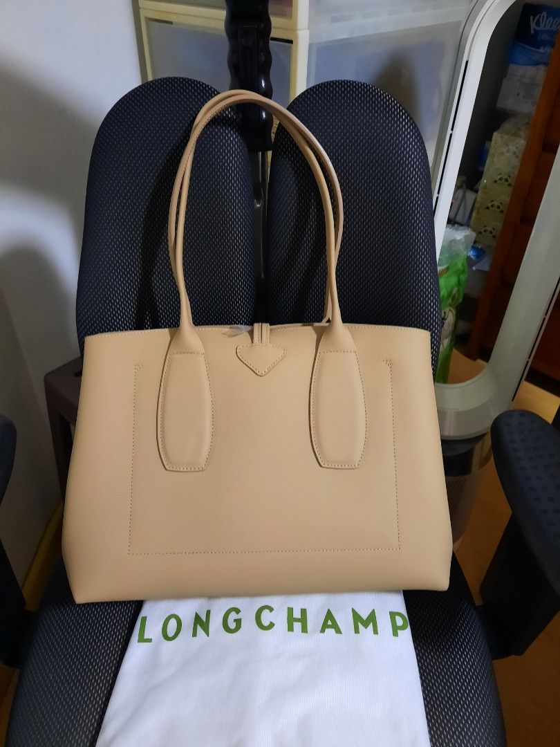 Longchamp roseau clearance leather tote