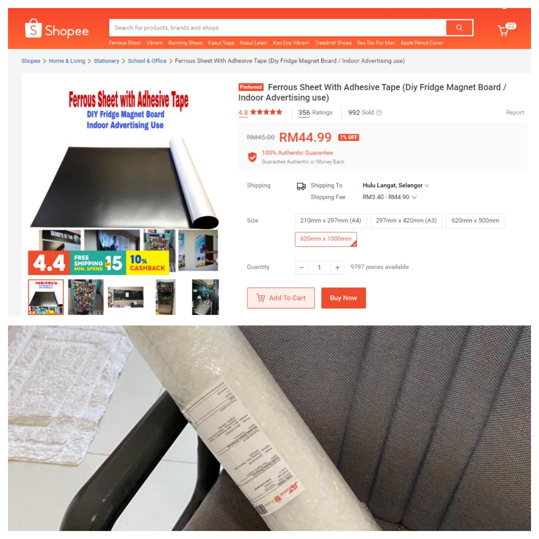 Magnet sheet, Hobbies &amp; Toys, Stationery &amp; Craft, Art &amp; Prints on Carousell
