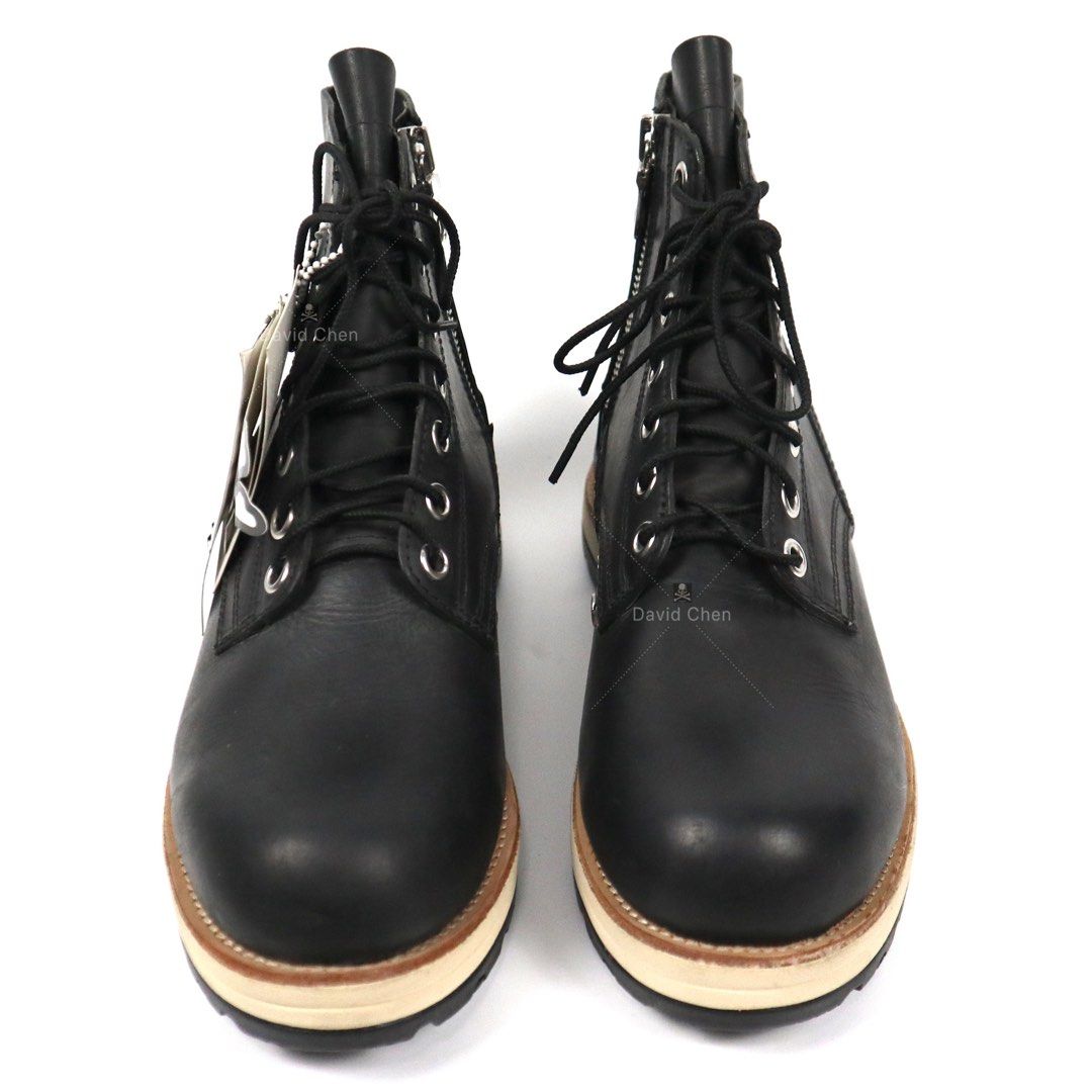 Mastermind Japan MMJ 12AW Neworder x Visvim 7hole 黑色高筒