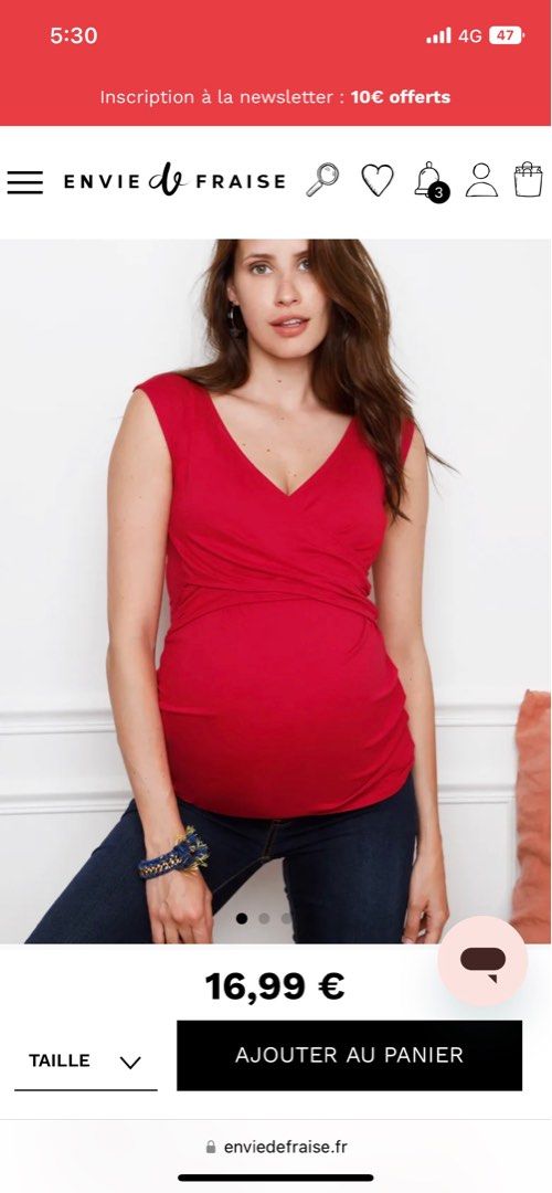Red nursing hotsell top