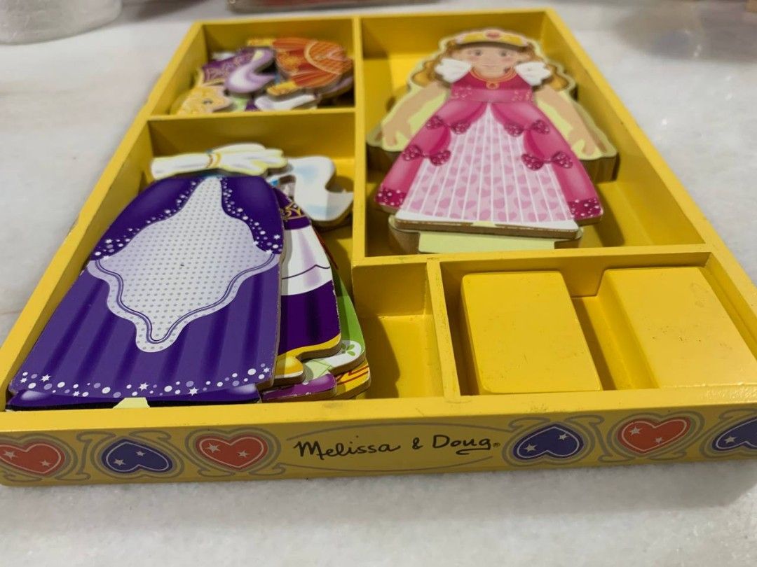 Melissa and Doug Princess magnetic dress up set, Hobbies & Toys, Toys &  Games on Carousell